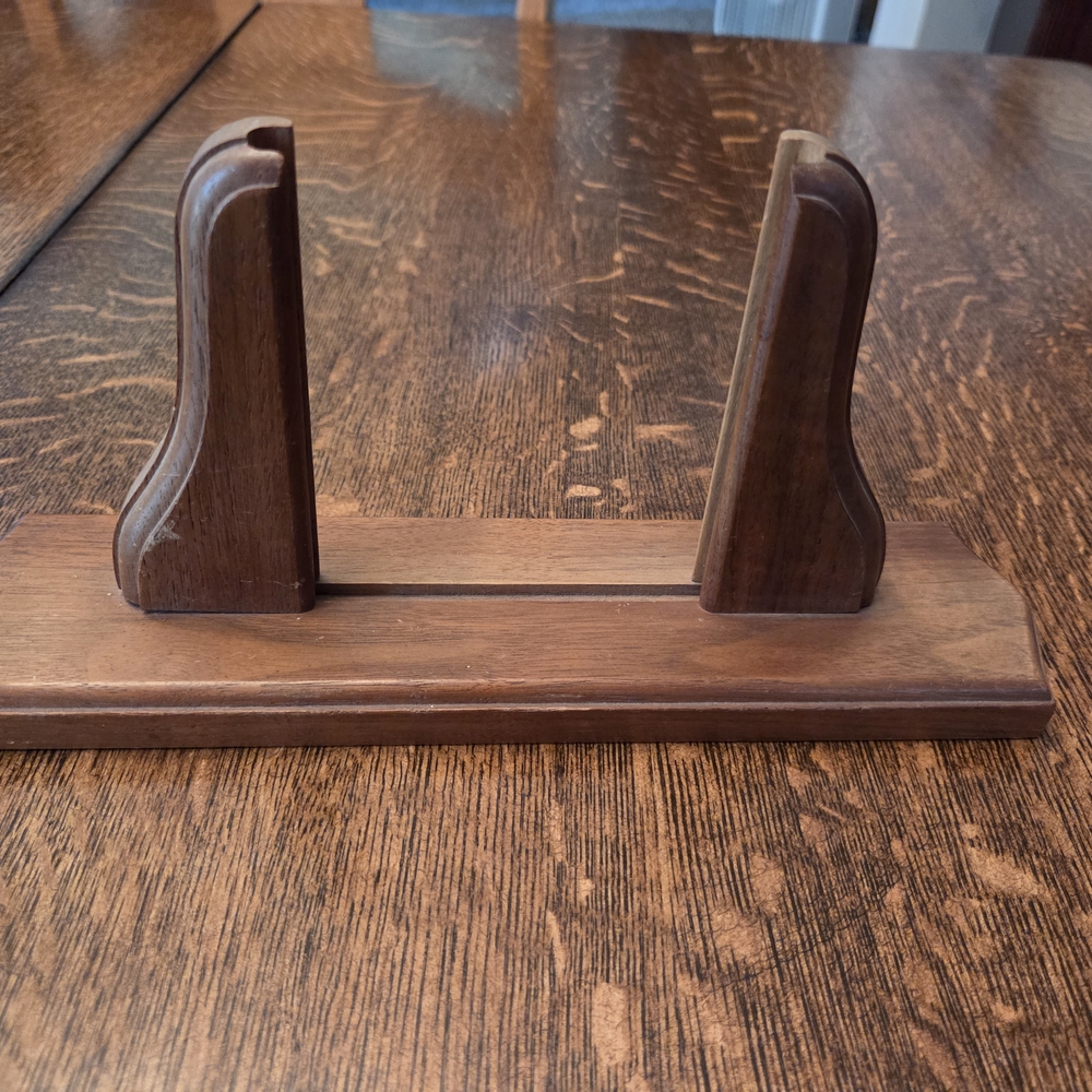 Vintage Walnut Standing Table Photo/Poster Frame